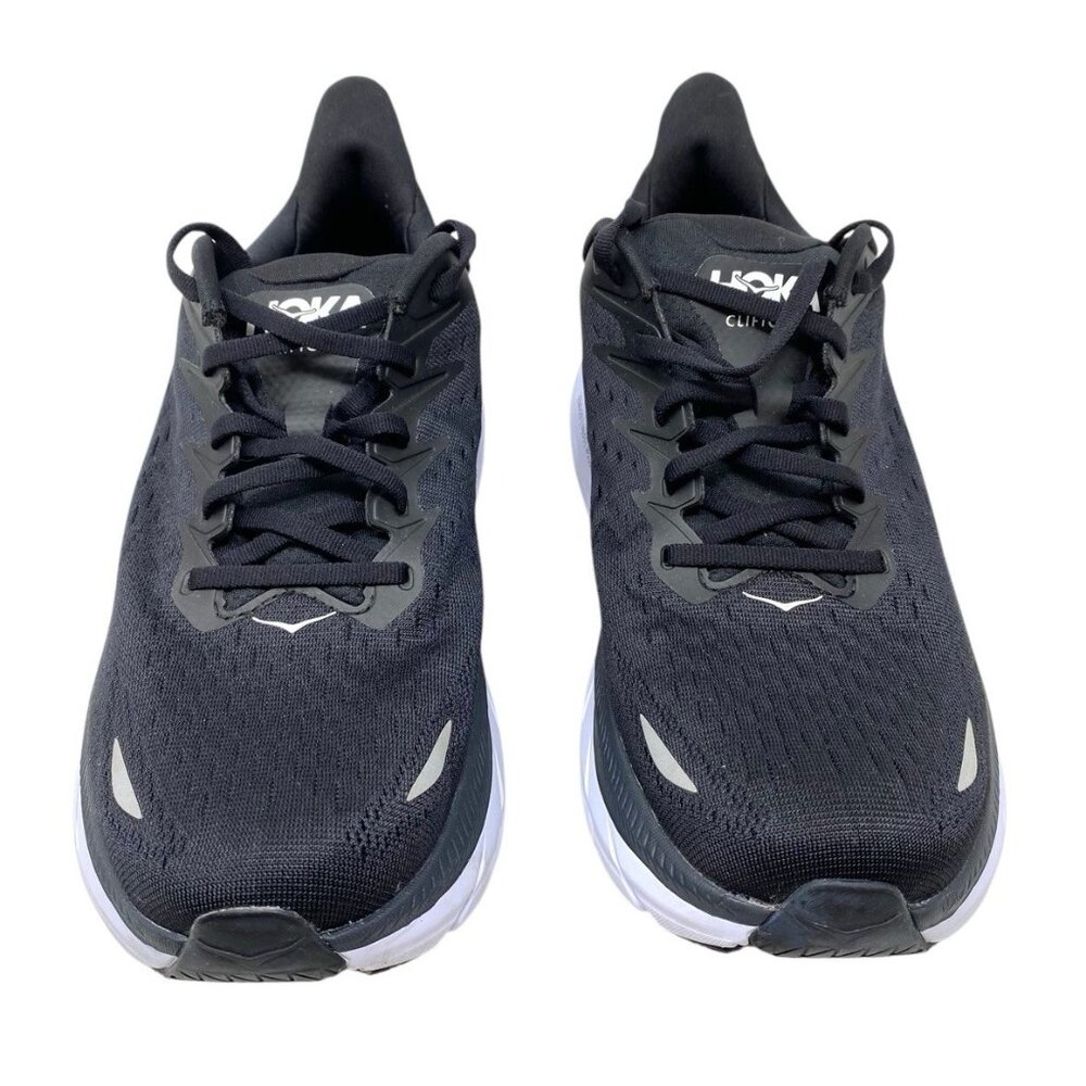 Hoka One One Clifton 8 Men's Size 11D Running Black Lace Up Sneakers Trainers - Picture 2 of 12